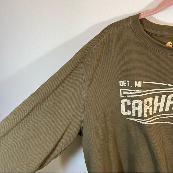 ✨ Carhartt Men’s Green Long Sleeve Shirt XL - Picture 5 of 9